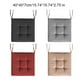 thumbnail image 5 of Inteprter Cojín de felpa de poliéster para silla, suave y cómodo para cualquier asiento Cojines de silla de amplia aplicación Decoración del hogar bronceado suave, 5 of 6