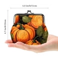 thumbnail image 2 of Thanksgiving Stylish Microfiber Coin Purse with Zinc Alloy Clasp - Compact and Durable Wallet for Women - 4.3x4.7 in/11x12 cm Size - Ideal for Coins and Cards, 2 of 7