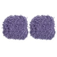 thumbnail image 1 of 33yds Hilo Esponjoso, 2 Madejas de Hilo Difuso, Hilo de Piel Sintética para Crochet Suave y Peludo, Pestañas para Tejer, Púrpura, 1 of 6
