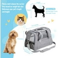 thumbnail image 3 of Expandable Soft-Sided Pet Carrier for Cats & Small Dogs, Airline Approved, Breathable & Comfortable Travel Bag with Adjustable Strap, 3 of 7