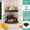 2layers-Black, variant on 2/3Tiers Kitchen Desktop Corner Spice Rack Plastic Triangle Countertop Storage Shelf for Condiments Bottles Pantry Organizer