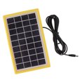 thumbnail image 1 of Portable Solar Panel, Solar Cell Panel Low Light Efficiency DC 9V High Stability High Conversion Efficiency  For Mobile Phones For Ships For Cars ANGGREK Solar Power Panel, 1 of 8