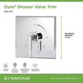 thumbnail image 2 of Duro Shower Valve Trim in Polished Chrome (Valve Not Included), 2 of 3