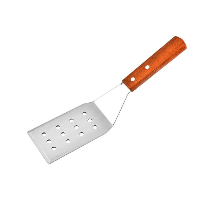 ZheElen Spatule en Métal Robuste pour Poêles et Grilles en Fonte Large Gamme d'Applications Acier Inoxydable A 1Set