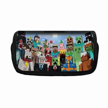 i865 Minecraft Flip pen Case pencil Case Large capacity pen case Cartoon stationery case ber865