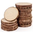 thumbnail image 1 of Láminas de madera ilauke para centros de mesa, 13 a 14 cm, 17 unidades, color natural, 1 of 7