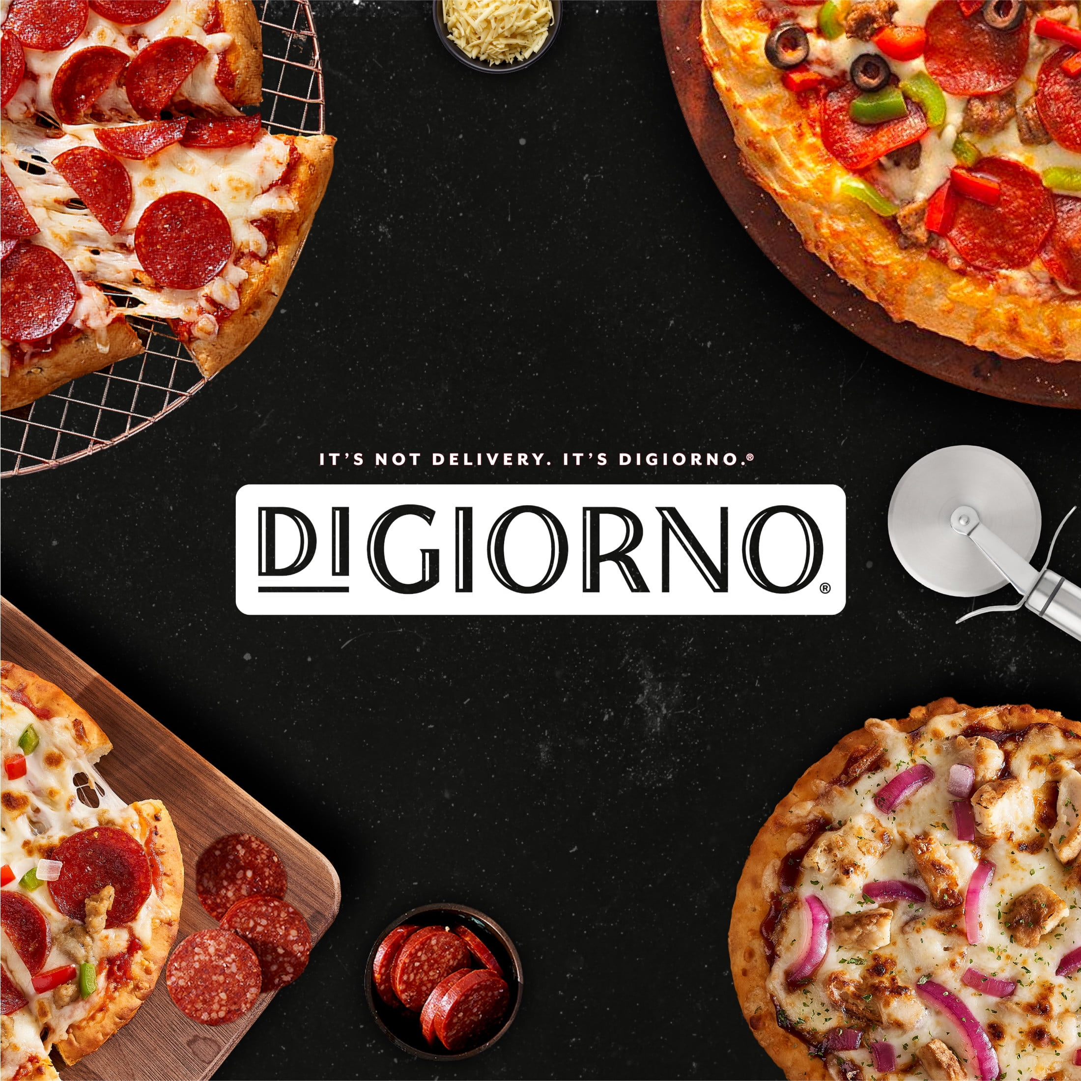 DiGiorno Frozen Pizza, Supreme Original Rising Crust with Marinara Sauce, 31.4 oz (Frozen)