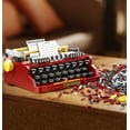 thumbnail image 4 of Vintage Typewriter Building Block Model – Chrome Retro Keyboard-Inspired Display Toy for Adults & Teens, 4 of 5