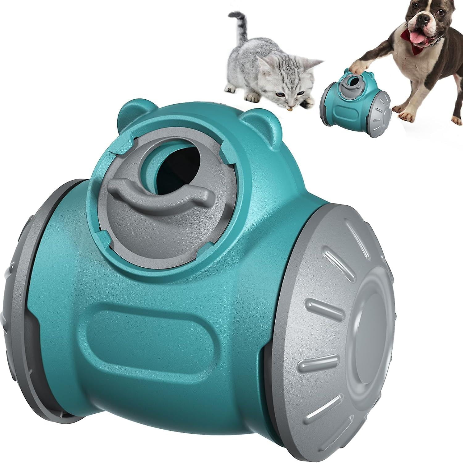 G Need red Interactive Dog Treat Dispenser Toy Dog Food Dispensing Pet Slow Feeder Treat Toy compatible Dogs Food Puzzle Mental Stumilating Dog