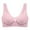 Pink, variant on Loopsun Plus Size Bras for Women, Woman Color Thin and Steel Hoop Gathered Breathable Underwear for Daily Bras Beige XL
