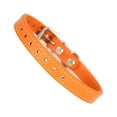 thumbnail image 2 of Methold ajustable de PU, y práctico para las necesidades de parto de perros, Collar de parto para perros recién nacidos, collar naranja Type3 NO3, 2 of 6