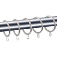 thumbnail image 4 of 60pcs Curtain Rings, Curtain Rings and Rods,（28mm Internal Diameter）, Silver, 4 of 5