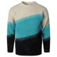 thumbnail image 1 of Suéteres Para Hombres Otoño Invierno Suéter de Punto Nuevo Jersey de Cuello Redondo Camisa de Fondo Color A Juego Color Brillante Casual Tamaño Grande Odeerbi ODB177545, 1 of 5