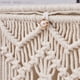 thumbnail image 4 of Funda para caja de pañuelos con decoración bohemia, organizador de servilletas de macramé con diseño cuadrado tejido que mejora la decoración del hogar, se adapta a la mayoría de cajas de pañuelos de, 4 of 6