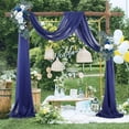 thumbnail image 3 of Wedding Arch Drapery Curtains In The Background Chiffon Fabric Shade Cloth Party Monolithic Wedding Decoration, 3 of 8