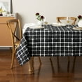 thumbnail image 4 of (2 pack) Mainstays Shibori Fabric Tablecloth, Black, 60"W x 84"L, 1 Piece, 4 of 7