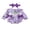 Purple, variant on BemeyourBBs Newborn Baby Girl Mardi Gras Outfit They Found Me In A King Cake Bubble Romper Spring Summer Carnival Clothes Bow Front Ruffle Long Sleeve Bodysuit Headband