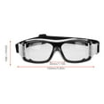 thumbnail image 4 of Herwey Basketball Training Goggles Frame,Safety Glasses Frame,Outdoor Sport Training Safety Glasses Frame Protective Goggles for Cycling Football Basketball Practicing, 4 of 8
