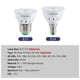thumbnail image 3 of Lámpara de crecimiento de plantas Irfora Bombilla de cultivo LED para plantas de interior Espectro rojo y azul Bombillas de luz LED para plantas E27 Lámpara de cultivo para plantas de semillero Flores Irfora Lámpara de crecimiento de plantas, 3 of 7