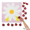 Pin the Ladybug on the Flower Party Game