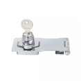 TUMALL 90 Degrees Rotation Knob Keyed Locking Hasp for Double Door
