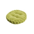 thumbnail image 1 of Inteprter Almohadillas redondas de pana para silla, asiento y cálido, cojín Tatami, sillas de comedor gruesas, almohada para el suelo, Decoración del hogar Verde, 1 of 6