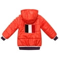 thumbnail image 2 of Richie House Boys Orange Patriotic Embroidered Padding Jacket 7/8, 2 of 2
