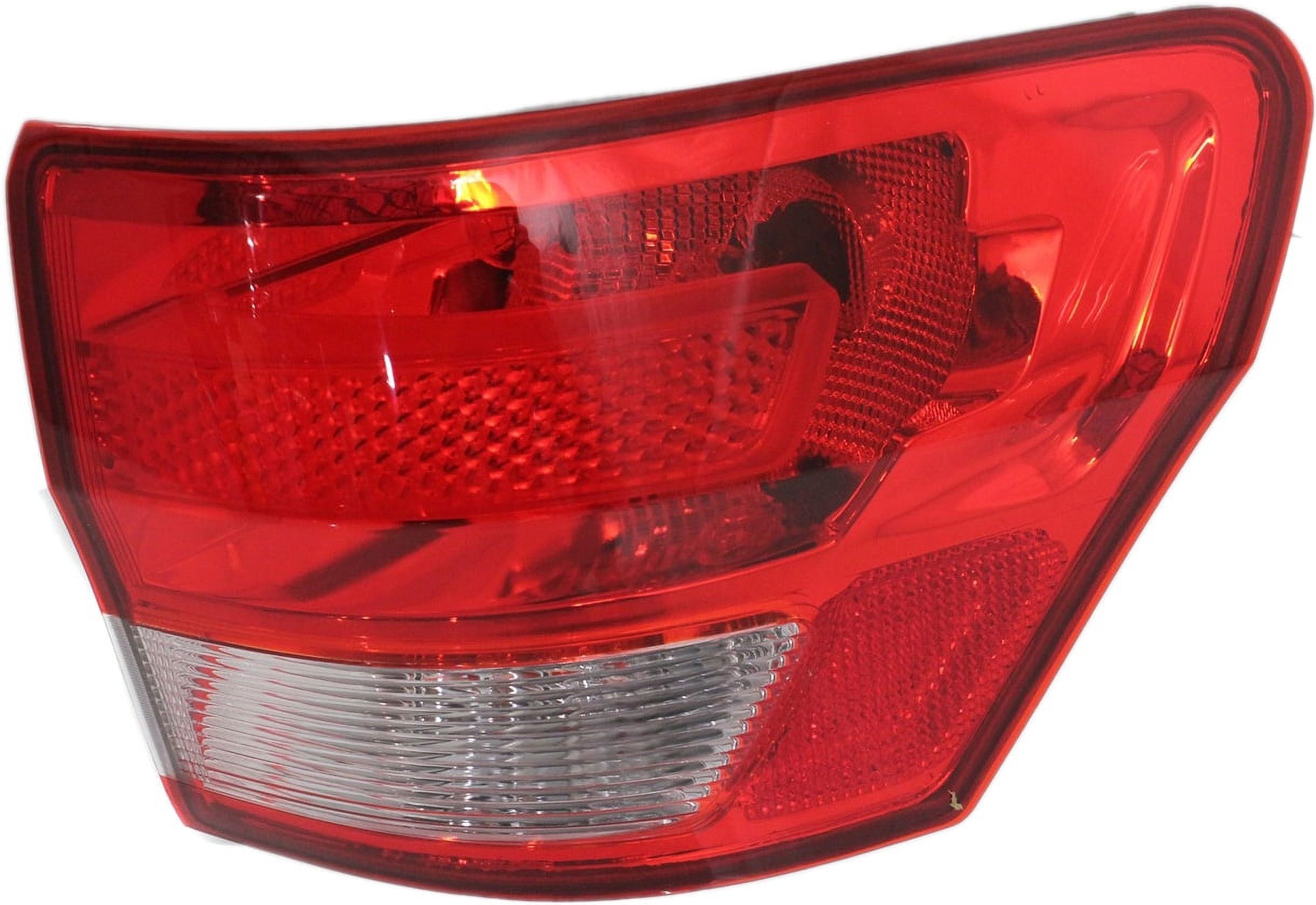 Tail Light Compatible With 2011-2013 Jeep Grand Cherokee Right Passenger Side, Outer With bulb(s)
