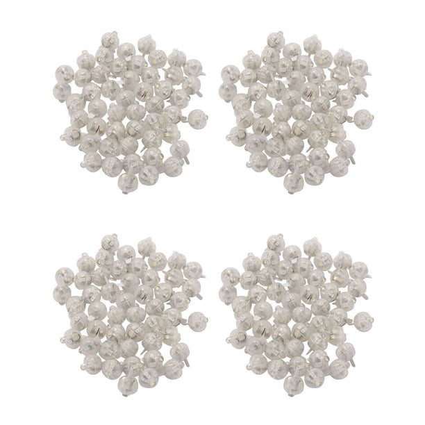 500 Piezas/ Lote 500 x Lámpara de Bola de Flash LED Redonda Luz del Globo Tiempo de Espera para Linterna de Papel, Luz de Globo Decoración de la Boda del Partido Blanco