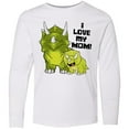 thumbnail image 3 of Inktastic I love my Mom with Baby and Mommy Triceratops Long Sleeve Youth T-Shirt, 3 of 5