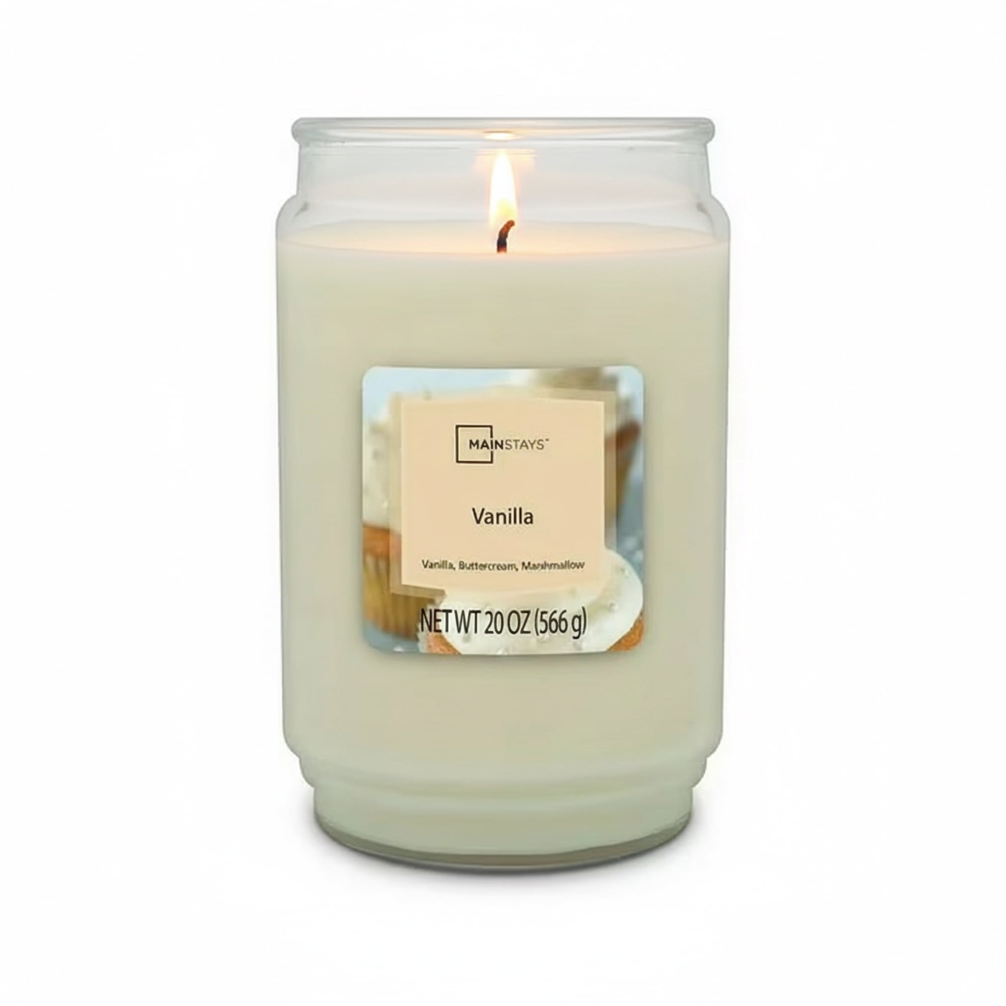 RICH ADDICTリッチアディクトVanilla ScentedCandle Mainstays Vanilla Scented Candle, 20oz Large Glass Jar