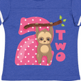 thumbnail image 4 of Inktastic Pink Sloth 2nd Birthday Girls Toddler T-Shirt, 4 of 5