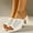 White, variant on ATENAR Women Sandals Beach Fashion Sandals for Women Solid Color Womens Shoes White 8