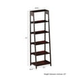 thumbnail image 5 of Somerset Home Freestanding Ladder Shelves, 5 Tier Stand (Brown), 5 of 9
