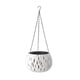 thumbnail image 2 of Maceta colgante de ratán con diseño de barrera de agua | Evita la pudrición de las raíces | Maceta colgante de plástico para plantas de interior y exterior | Incluye 1 cesta, 2 of 6