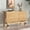 Natural + White + Folding + Dining Room + Farmhouse + Freestanding + Rubberwood + Rectangular + Rectangular + Kitchen & Dining Tables + Solid Wood + H-shape, variant on TOPMAX Farmhouse Wood Extendable Dining Table with Drop Leaf for Small Places, Natural(OLD SKU:N717P195019)