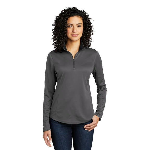 Port Authority Lk584 Ladies Silk Touch Performance 1/4-Zip Pullover