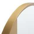 thumbnail image 4 of SAFAVIEH Maileen 24 in. Solid Frame Mirror, Antique Brass, 4 of 5
