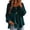 55#Dark Green, variant on Empire Waist Velvet Top for Women Long Sleeve Scoop Neck Ruched Babydoll Blouse Bishop Sleeve Ruffled Cuff Loose Fit Dressy Casual Going Out Winter