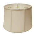 thumbnail image 1 of Slant Retro Drum Softback Lampshade with Washer Fitter, Vanilla, 1 of 1