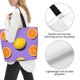 thumbnail image 3 of Fotbe Yellow Lemon And Orange Bolsa Tote Estética de Lona con Estampado para Mujer - Bolsa Reutilizable de Hombro Casual para Vacaciones, Compras, Trabajo y Gimnasio, 3 of 8