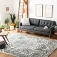 thumbnail image 2 of SAFAVIEH Metro Alaois Medallion Area Rug, Ivory/Black, 8' x 10', 2 of 8