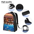 thumbnail image 5 of Defioc Animals On Noah's Ark2 Print Backpack -Travel,or Work Bookbag Daypacks with 15-Inch Laptop Sleeve and Dual Water Bottle Pockets, 5 of 6