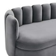 thumbnail image 5 of Victoria Channel Tufted Performance Velvet Sofa, 5 of 9