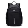 thumbnail image 1 of Mochila Escolar Mujer Hombres Moda Mochilas Impermeable Juvenil Estudiante Casual Con Compartimento Para Laptop Color Negro, 1 of 8
