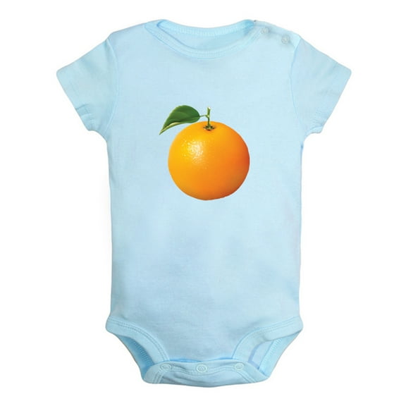 Baby Unisex Fruit Orange Design Rompers Newborn Baby Bodysuits Infant Jumpsuits Kids Cotton Graphic One-Piece Outfits