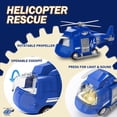 thumbnail image 5 of 4 Packs Fire Truck Toy Rescue Helicopter, Police Car, Fire Truck, Ambulance Friction Powered Toys for Toddlers, Toys Gift for Age 3-12, 5 of 6