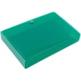 thumbnail image 4 of JAM Paper Office Plastic Index Card Case, 6.1x3.75x1, Green, 1/Pack, 4 of 4