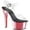 Clear PVC/Bright Pink Chrome, variant on Women's Pleaser Aspire 608 Ankle-Strap Sandal