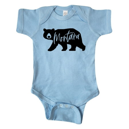 

Inktastic Montana Black Bear Silhouette Gift Baby Boy or Baby Girl Bodysuit